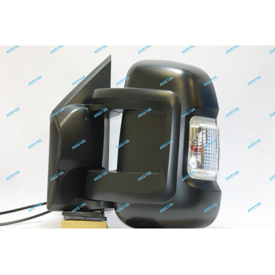 Зеркало Fiat Ducato/Peugeot Boxer/Citroen Jumper 06- механическая регулировка с ук.поворота левое - 1